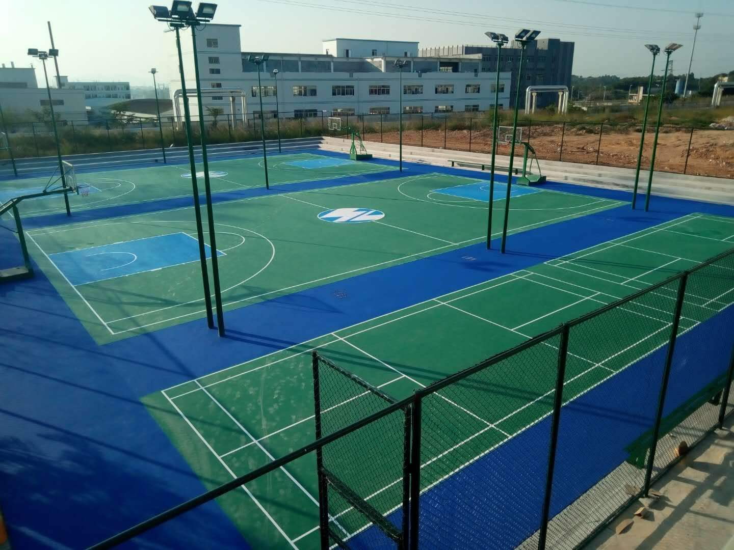 硅PU網球場 硅PU網球場