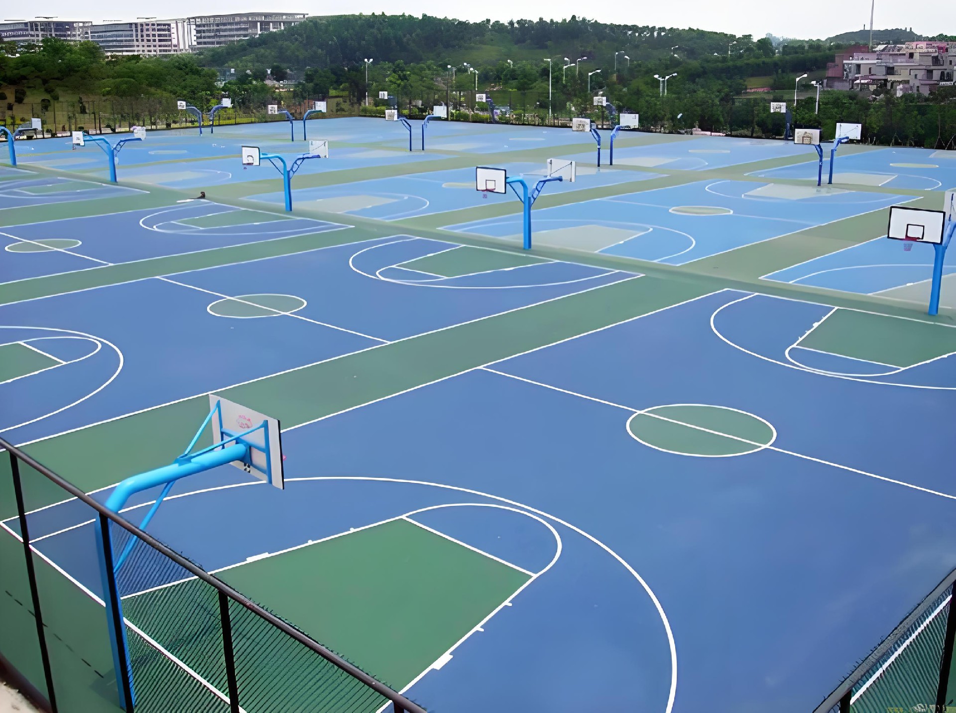 雙組份塑膠籃球場材料