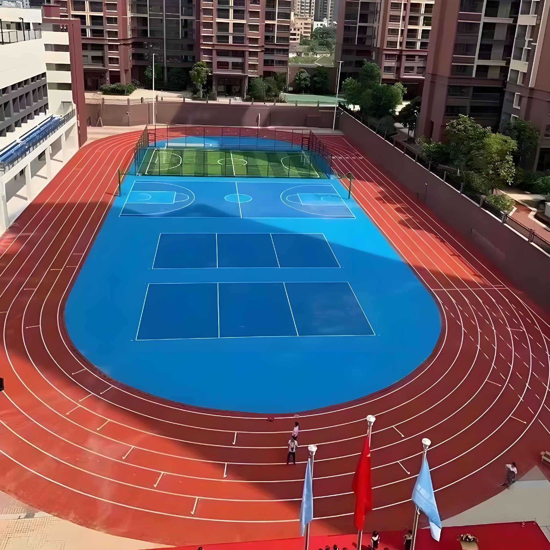 硅PU和塑膠地面 硅PU和塑膠地面